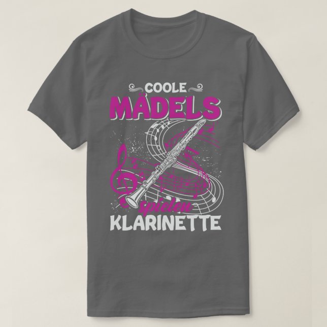 Camiseta Clarinet Player Brass Musical Clarinet 1 (Frente do Design)