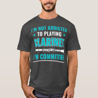 Camiseta Clarinet Player Clarinetista Envolvido a Cla