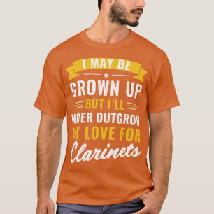 Camiseta Clarinet Player Engraçado Clarinetista Supera Meu