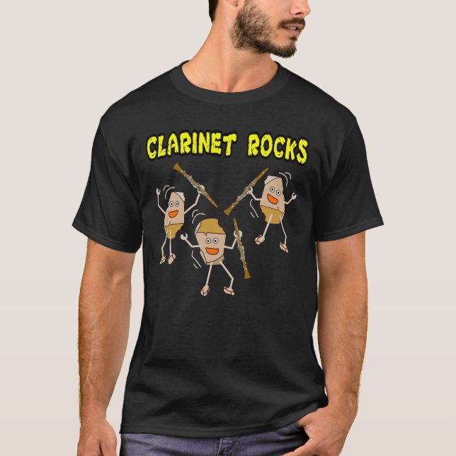 Camiseta Clarinet Rocks (Frente)
