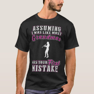 Camiseta clarinet supondo que eu era como a maioria das vov
