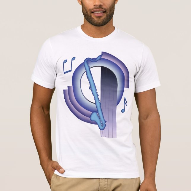 Camiseta Clarinete baixo Deco2 (Frente)