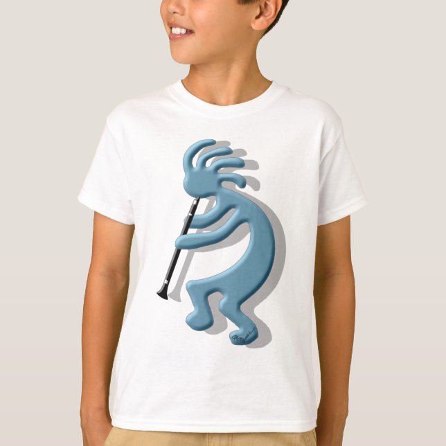 Camiseta Clarinete de Kokopelli (Frente)