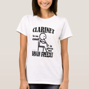 Camiseta Clarinete, gelo do cérebro