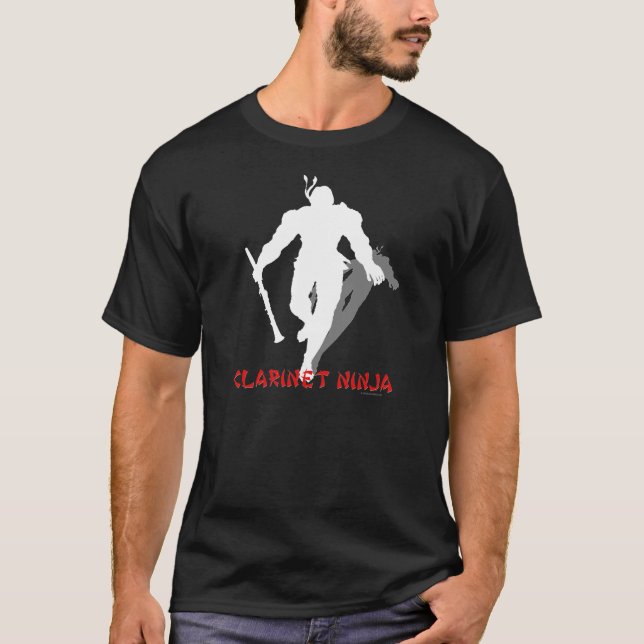 Camiseta Clarinete Ninja (Frente)