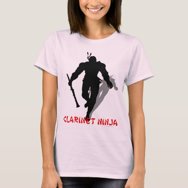 Camiseta Clarinete Ninja (Frente)