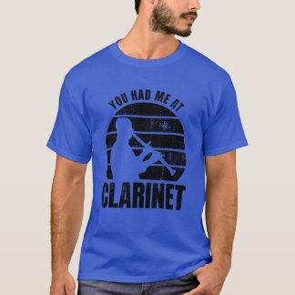 Camiseta Clarinetista Dizendo menino