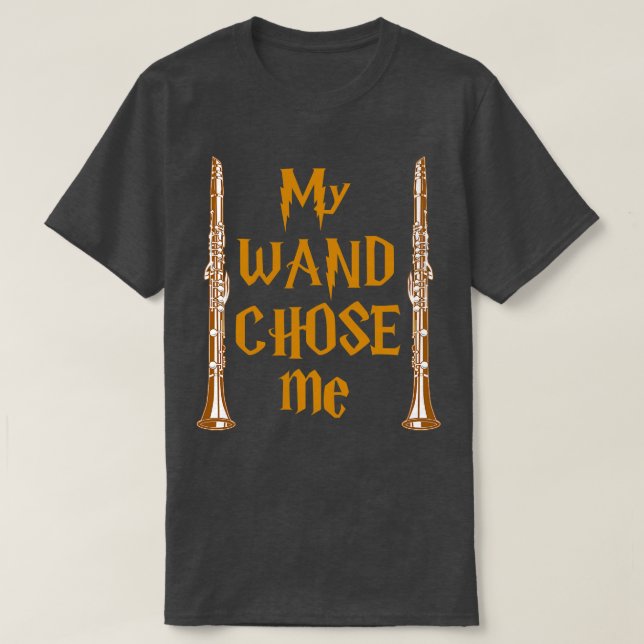 Camiseta Clarinetista Funny Clarinet (Frente do Design)