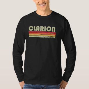 Camiseta Clarion Pa Pensilvânia Funny City Home Roots Ret