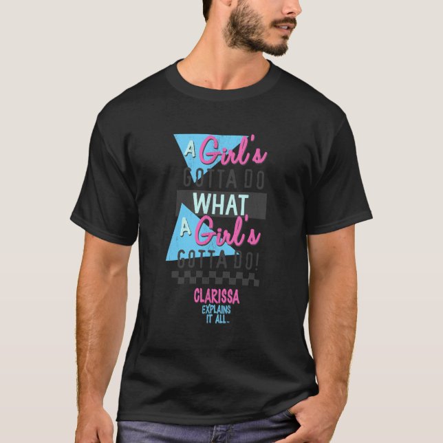 Camiseta Clarissa Explica Tudo O Que Uma Pessoa Precisa Faz (Frente)