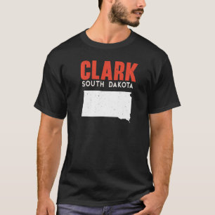 Camiseta Clark South Dakota EUA Estado América Viagem Sul