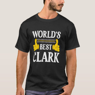 Camiseta Clark Surname Funny Team Family Sobrenome World's