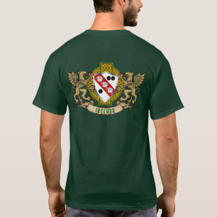 Camiseta Clarke Irish Shield & Griffins Personalizados