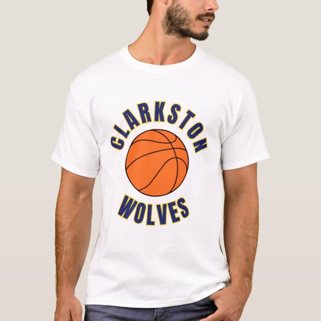 Camiseta Clarkston High School Basketball T-Shirt (Frente)