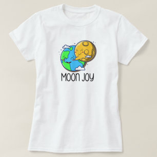 Camiseta Claro Lua Alegria Terra e Lua Abraço