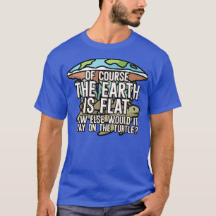Camiseta Claro que a terra é plana