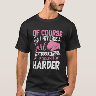 Camiseta Claro que Acerto como um Treinamento de Kickboxing