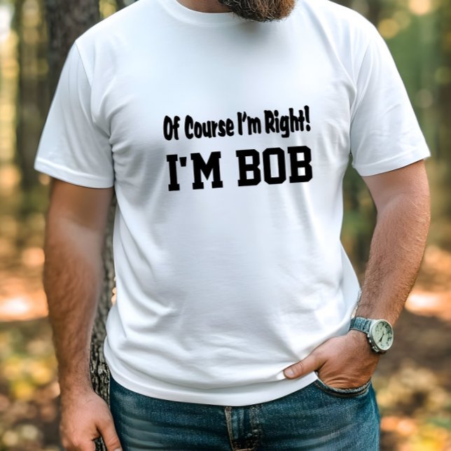 Camiseta Claro que estou certo (Criador carregado)