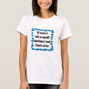 Camiseta Claro Que Falo Comigo Mesmo
