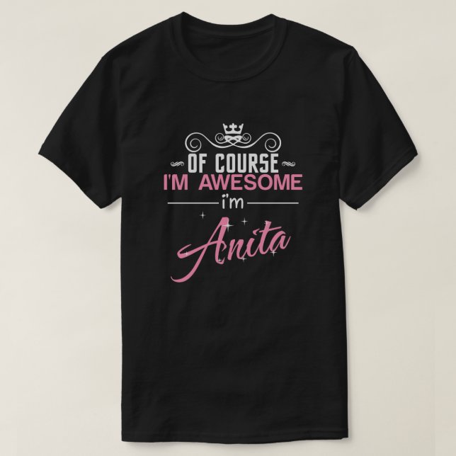 Camiseta Claro que sou incrível, sou Anita (Frente do Design)