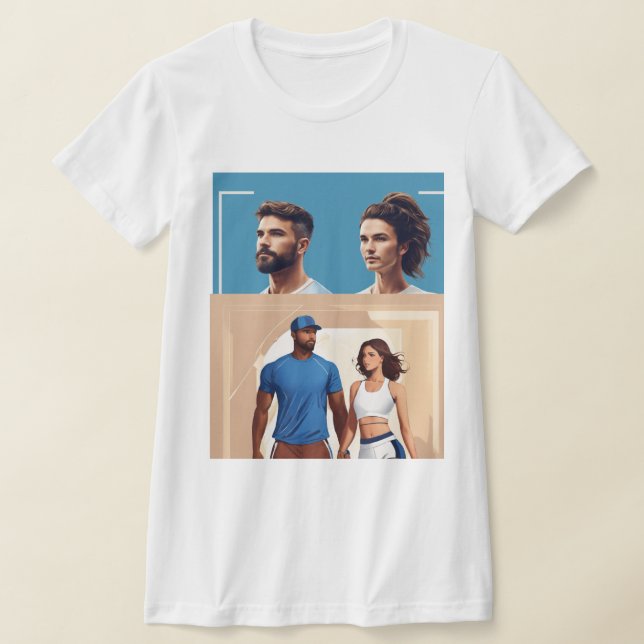 Camiseta Claro, que tal algo como: "Unisex T-Shirts w (Postura )