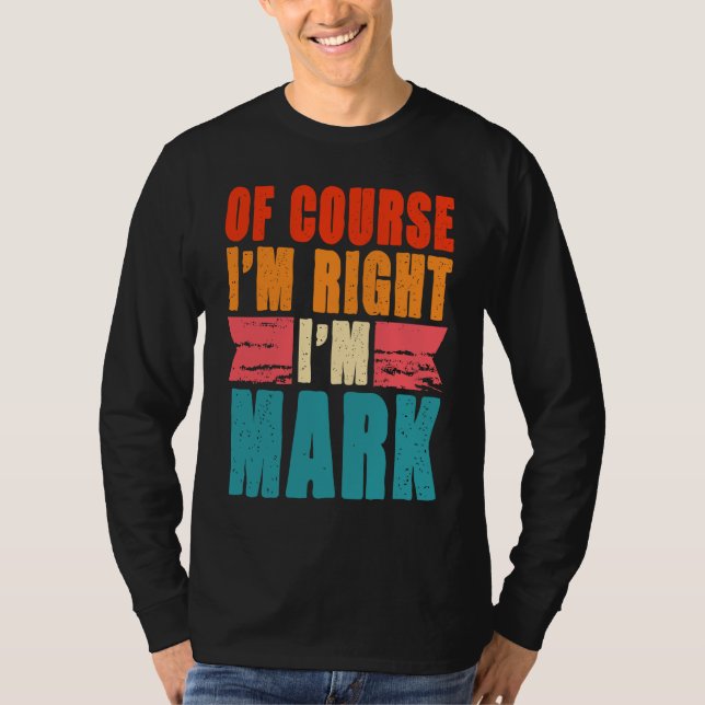 Camiseta Claro que tenho razão, sou Mark (Frente)
