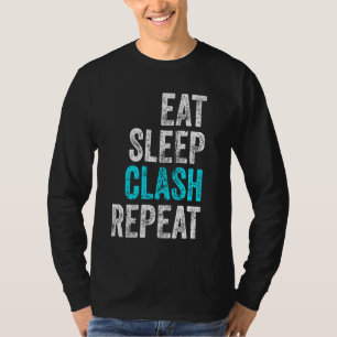 Camiseta Clãs de Repetição de Trevo de Roupa de Jogos