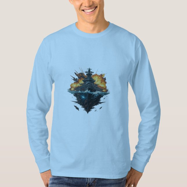 Camiseta Clash of Titans: Vingadores no Alto Mar (Frente)