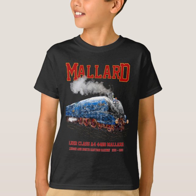 Camiseta Class A4 Mallard - World Fastest Steam Locomotive (Frente)
