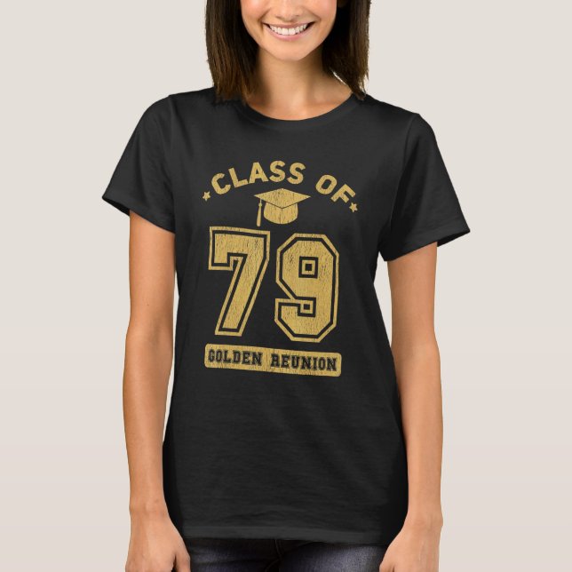 Camiseta Class Of 1979 College Highschool Graduation Reunio (Frente)