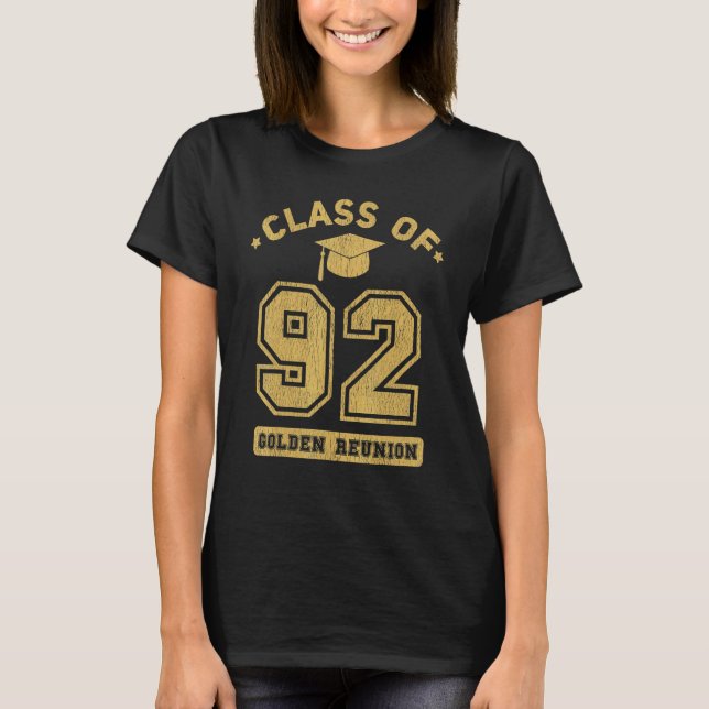 Camiseta Class Of 1992 College Highschool Graduation Reunio (Frente)