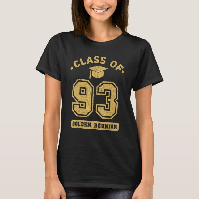 Camiseta Class Of 1993 College Highschool Graduation Reunio (Frente)