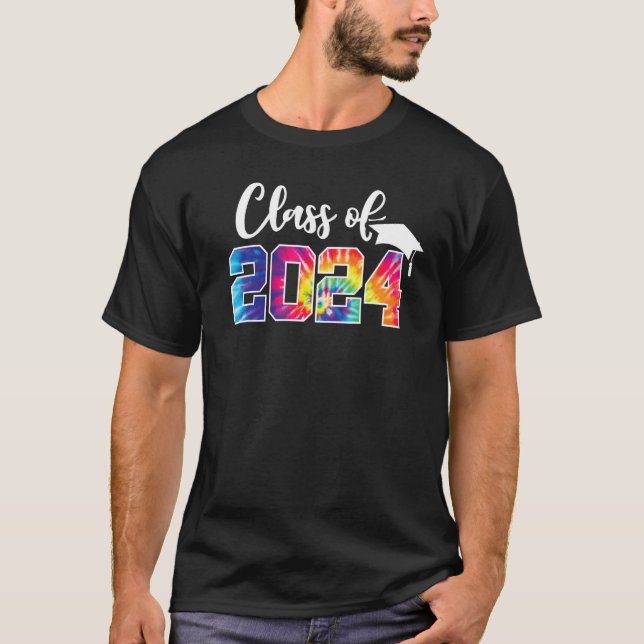 Camiseta Class of 2024 Shirt High School Senior Graduation  (Frente)