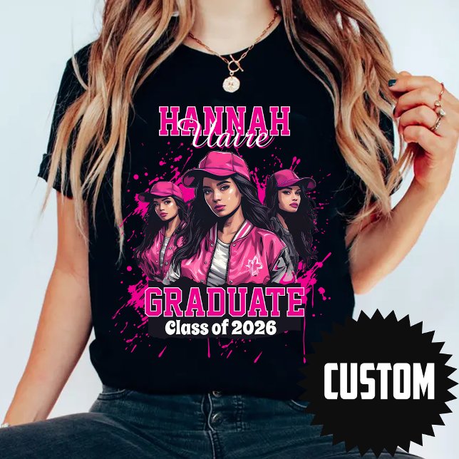 Camiseta Class of 2026 Hannah Graduation Shirt (Criador carregado)