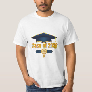 Camiseta Class of 2026 – Modern Graduation Typography