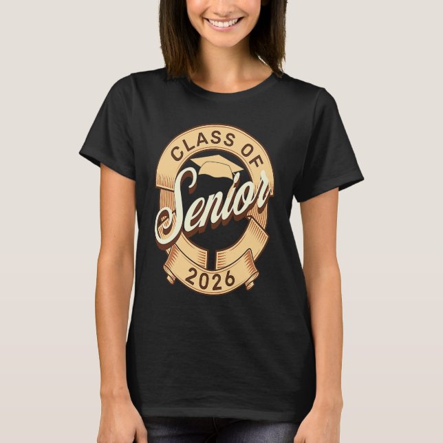 Camiseta Class of 2026 Senior Graduation Senior Class of 20 (Frente)
