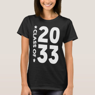 Camiseta Class Of 2033  Senior 2033 Graduation