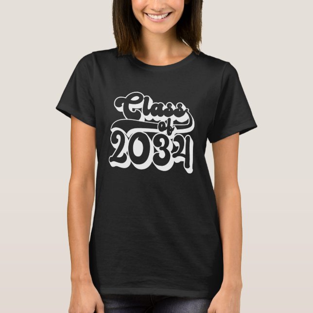 Camiseta Class of 2034  Kindergarten Primary Junior High Sc (Frente)