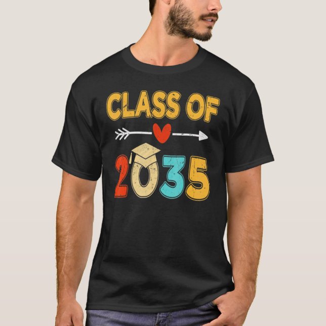 Camiseta Class of 2035 Kindergarten (Frente)