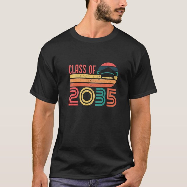 Camiseta Class Of 2035 Kindergarten Graduation   (Frente)