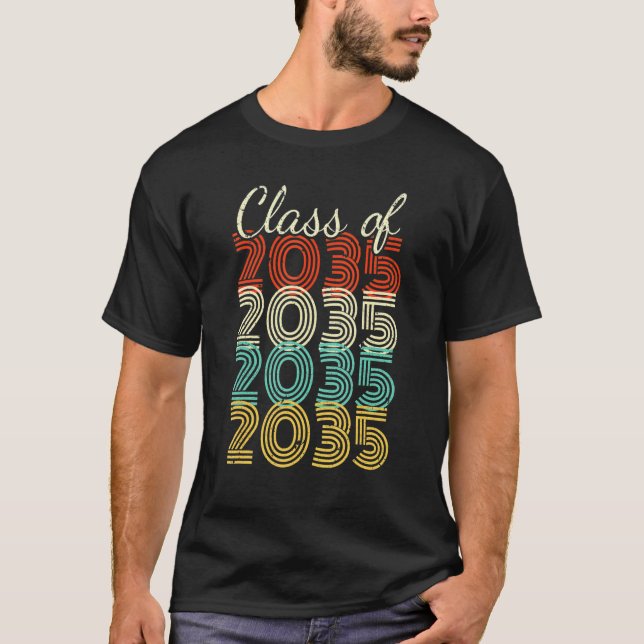 Camiseta Class Of 2035   Senior 2035 Graduation (Frente)