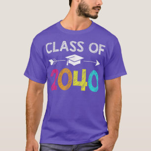 Camiseta Class of 2040 Grow With Me Kindergarten Graduation