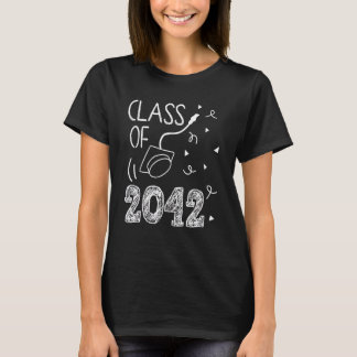 Camiseta Class Of 2042 Grow With Me  First Day Kindergarten