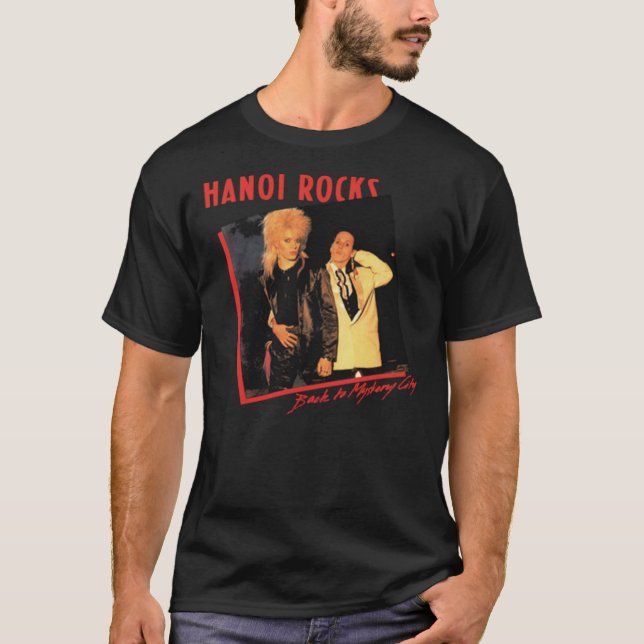 Camiseta Classci Hanoi Rocks Melhor Vendedor Essencial  (Frente)
