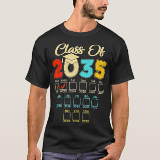 Camiseta Classe 2035 Cresce Wi para a graduação préK do jar