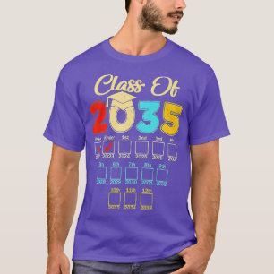 Camiseta Classe 2035 Cresce Wi para a graduação préK do jar