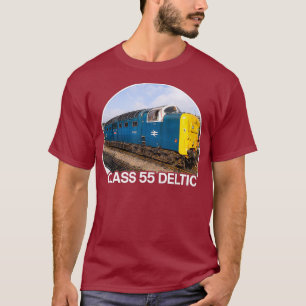 Camiseta Classe 55: Locomotiva do Motor de Comboio Delta, B