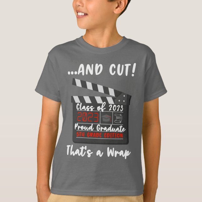 Camiseta Classe 5 de Graduação Funny 2023 (Frente)