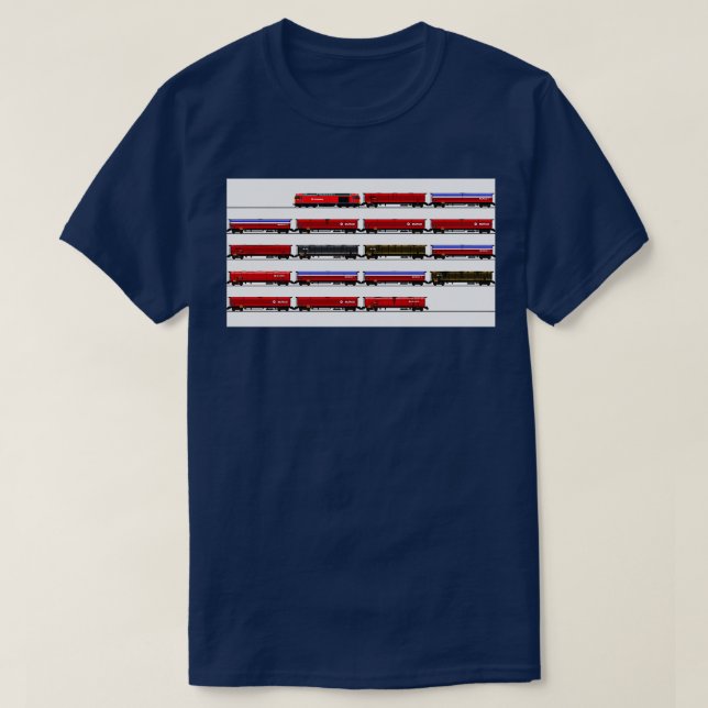 CAMISETA CLASSE 60 LOCOMOTIVA COM TANQUES (Frente do Design)