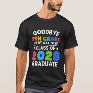 Camiseta Classe 7 De Formando De 2028, Classe 7